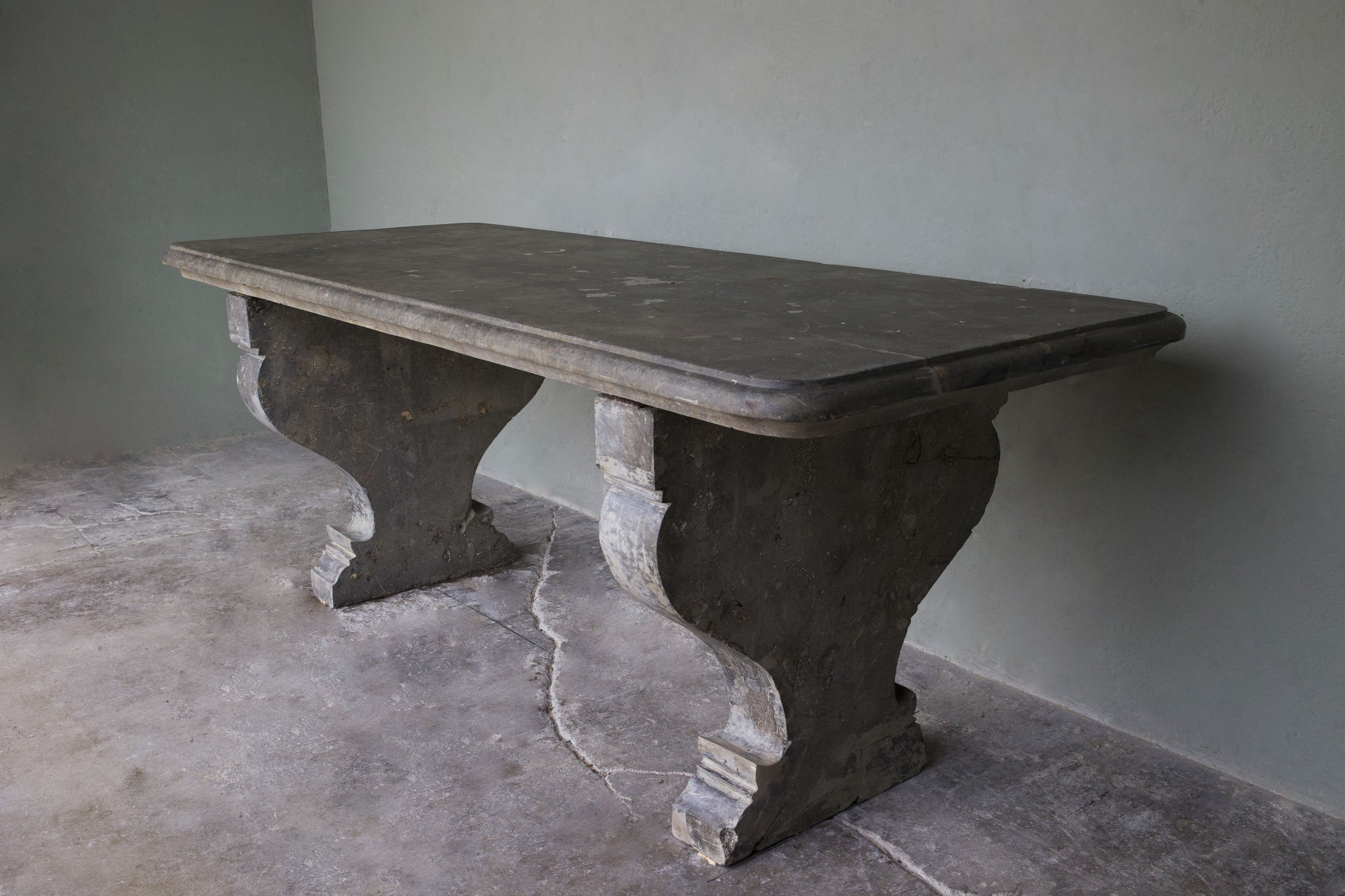 17th c. Marble Table from the Refectory of the "Couvent des Minimes" in the French Village of Semur en Auxois - image 2